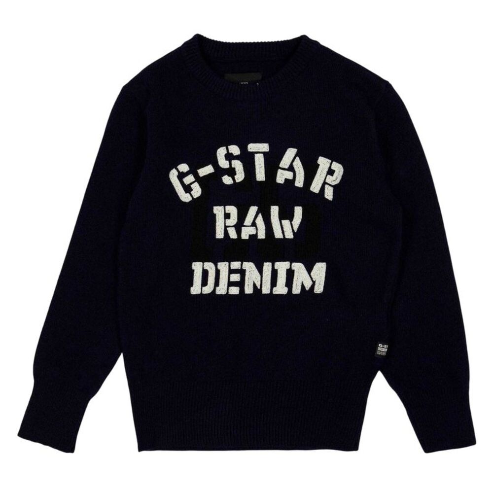 G-Star Boys Large Logo Knitted Sweater / Salute